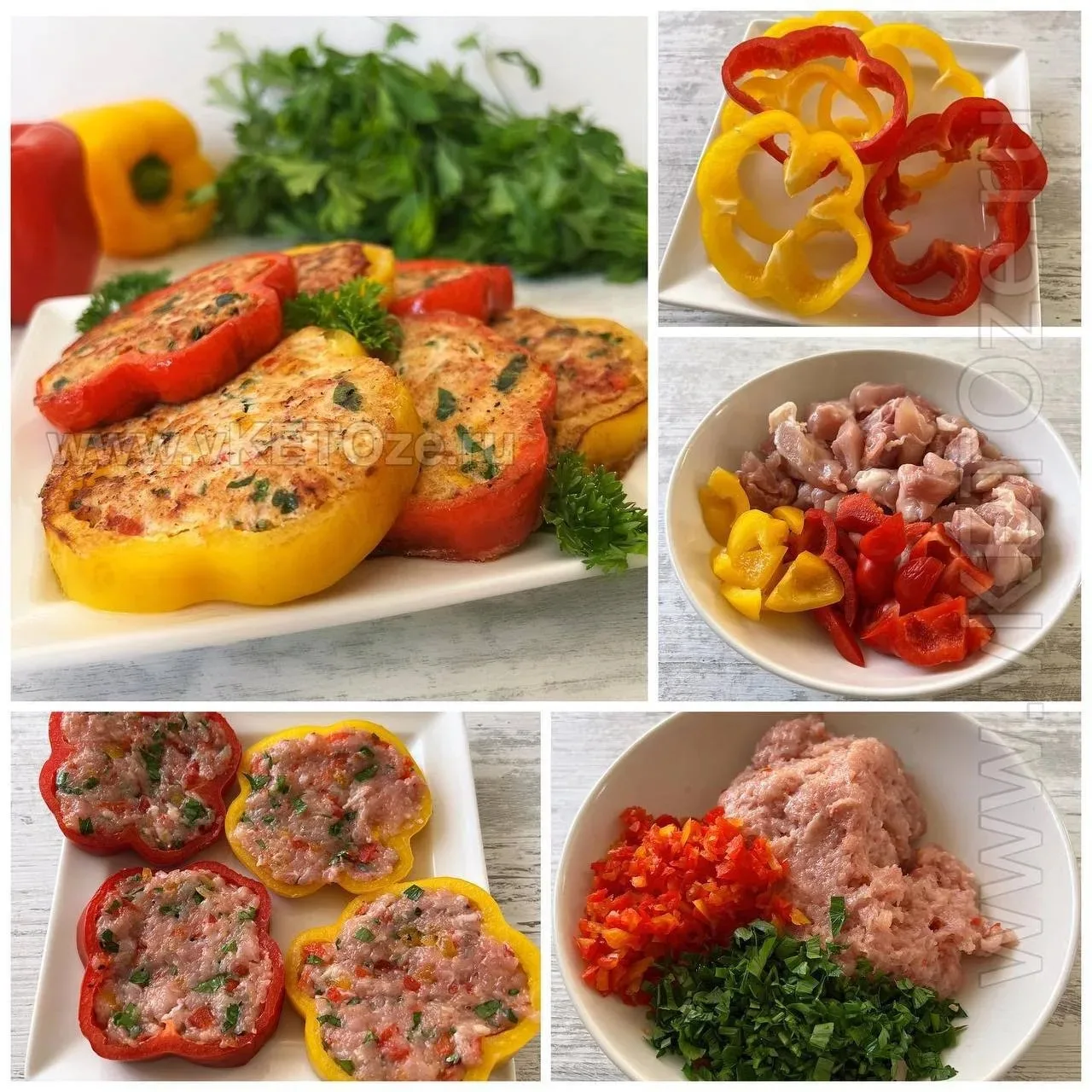 Фаршированные кольца болгарского перца 🌶🫑

Предлагаю интересный вариант фаршированного перца. Реце