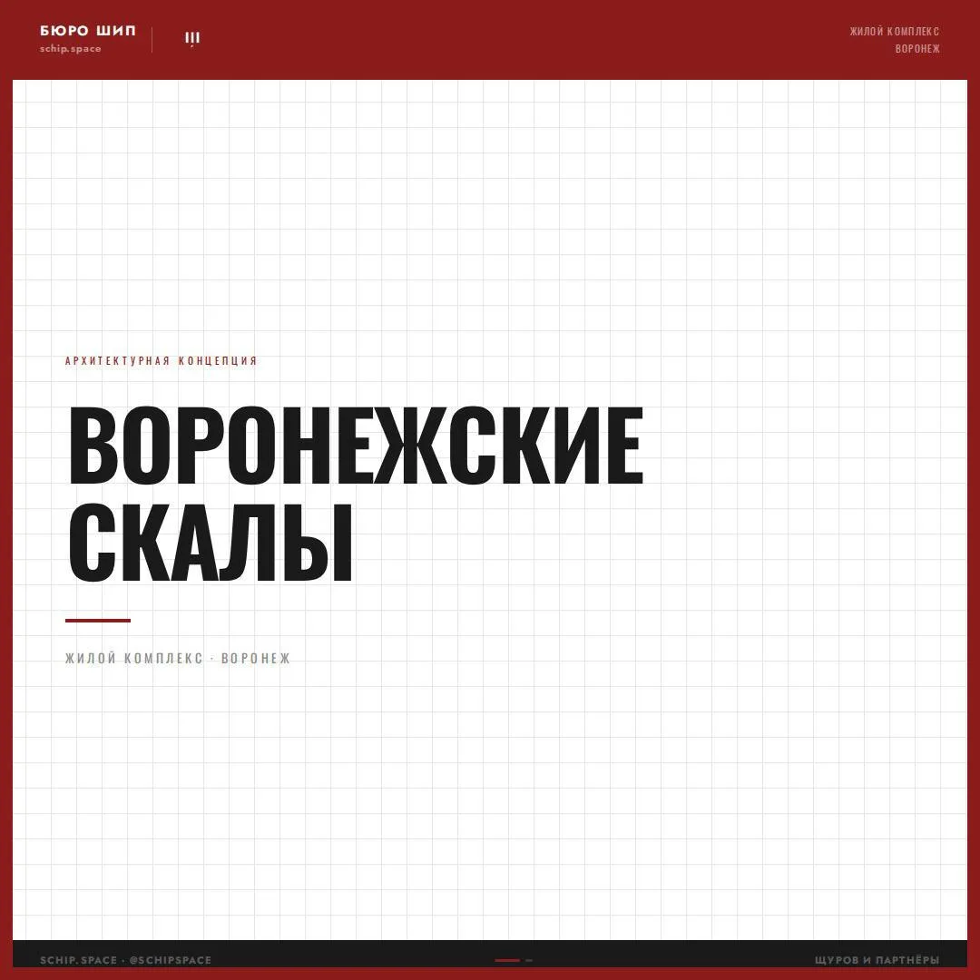 Воронежские скалы, Воронеж