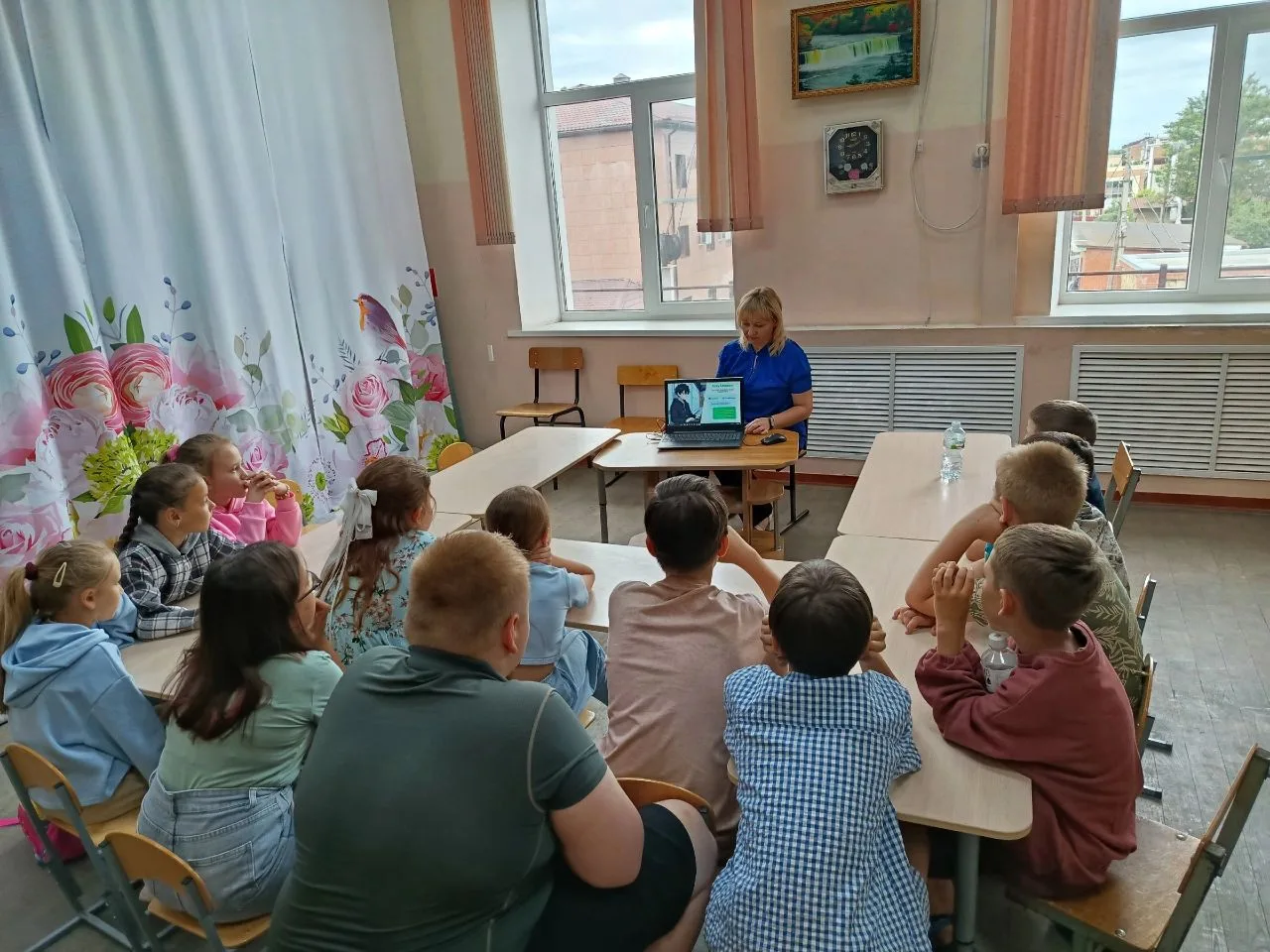 ⚡11 июня на  летней досуговой площадке "Солнышко" прошла важная беседа по антитеррору под названием 
