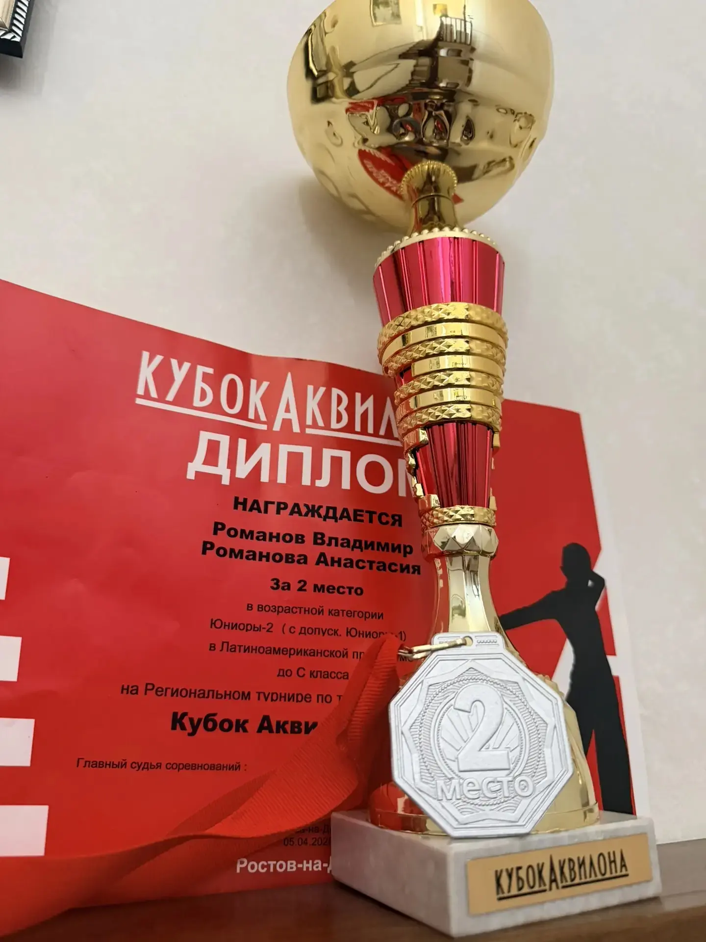 5 апреля в Ростове-на-Дону проходил открытый чемпионат по бальным танцам. Ученики нашей гимназии Ром