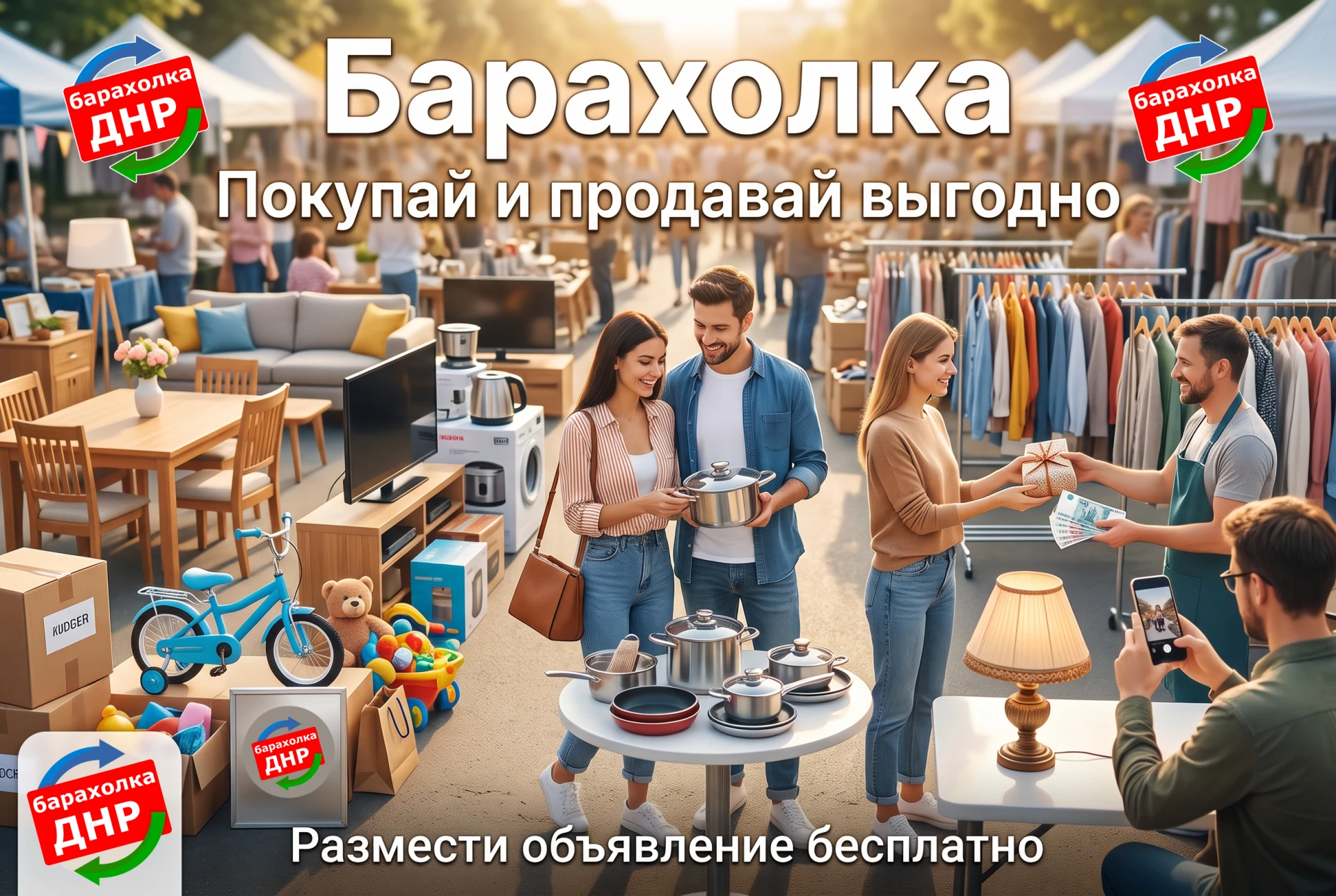 Самая-пресамая огромная Барахолка ДНР в MAX