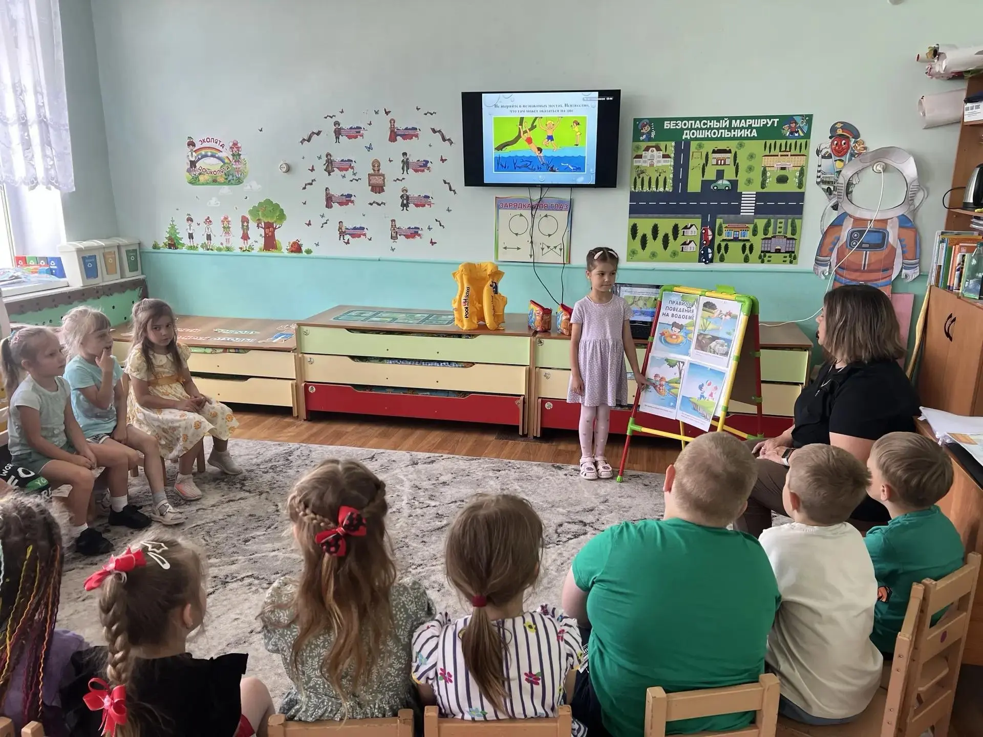 🌊 Беседы проведены во второй и старшей группах по теме: «Правила поведения на водных объектах» 

 
