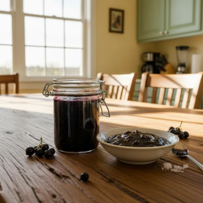 🍇 ДЖЕМ ИЗ ЧЁРНОЙ СМОРОДИНЫ

Яркий, насыщенный по вкусу, идеально ложится на тосты и слойки!

Ингред
