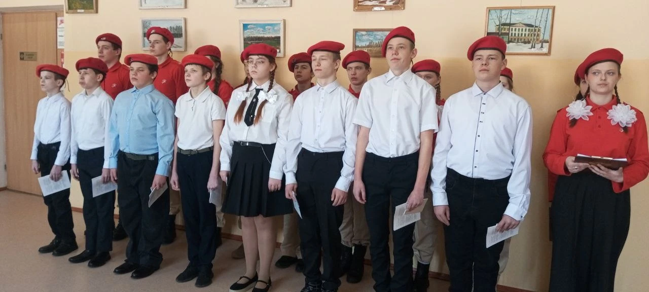 Церемония посвящения обучающихся в ряды «ЮНАРМИИ»
