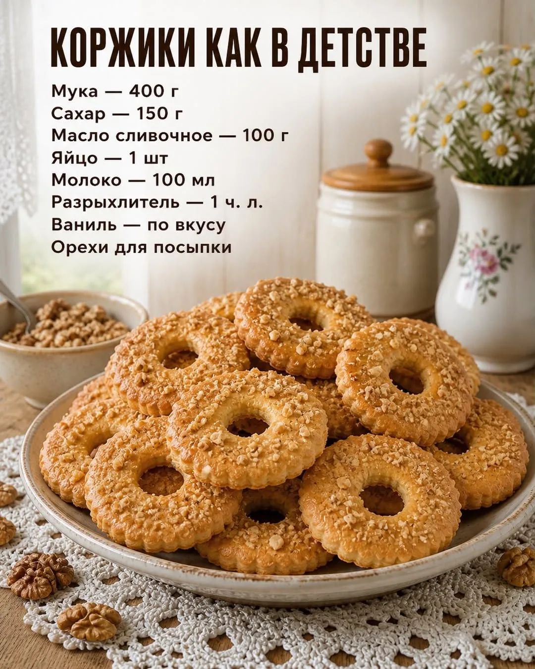 КОРЖИКИ КАК В ДЕТСТВЕ