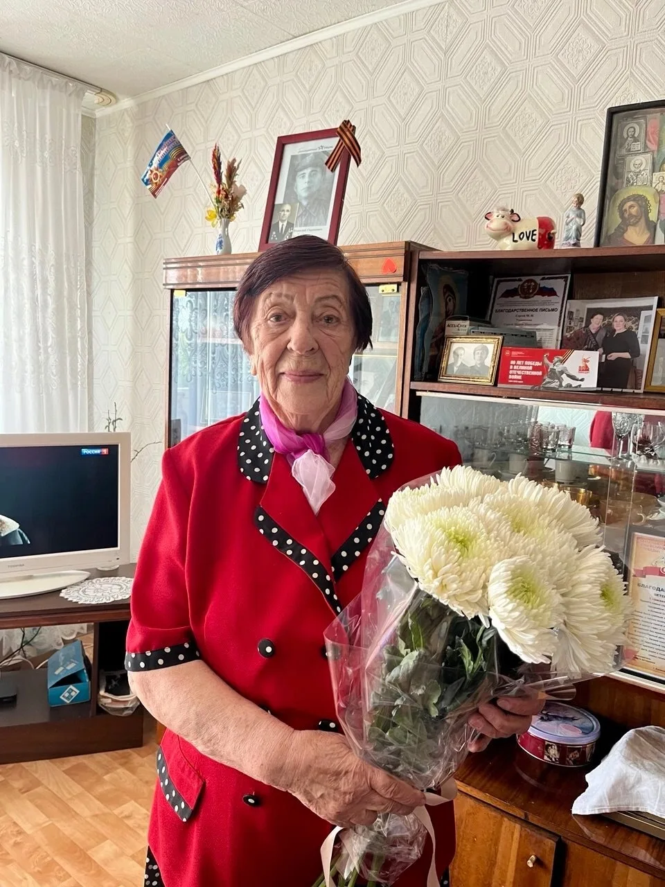 🎉Сегодня 94 года исполнилось жительнице нашего города, труженице тыла, Марии Николаевне Сергей.

Ро