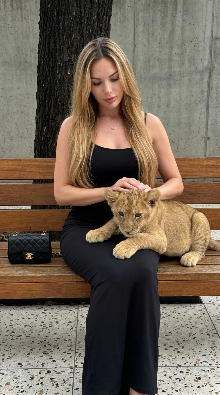 🦁 Встреча со львёнком