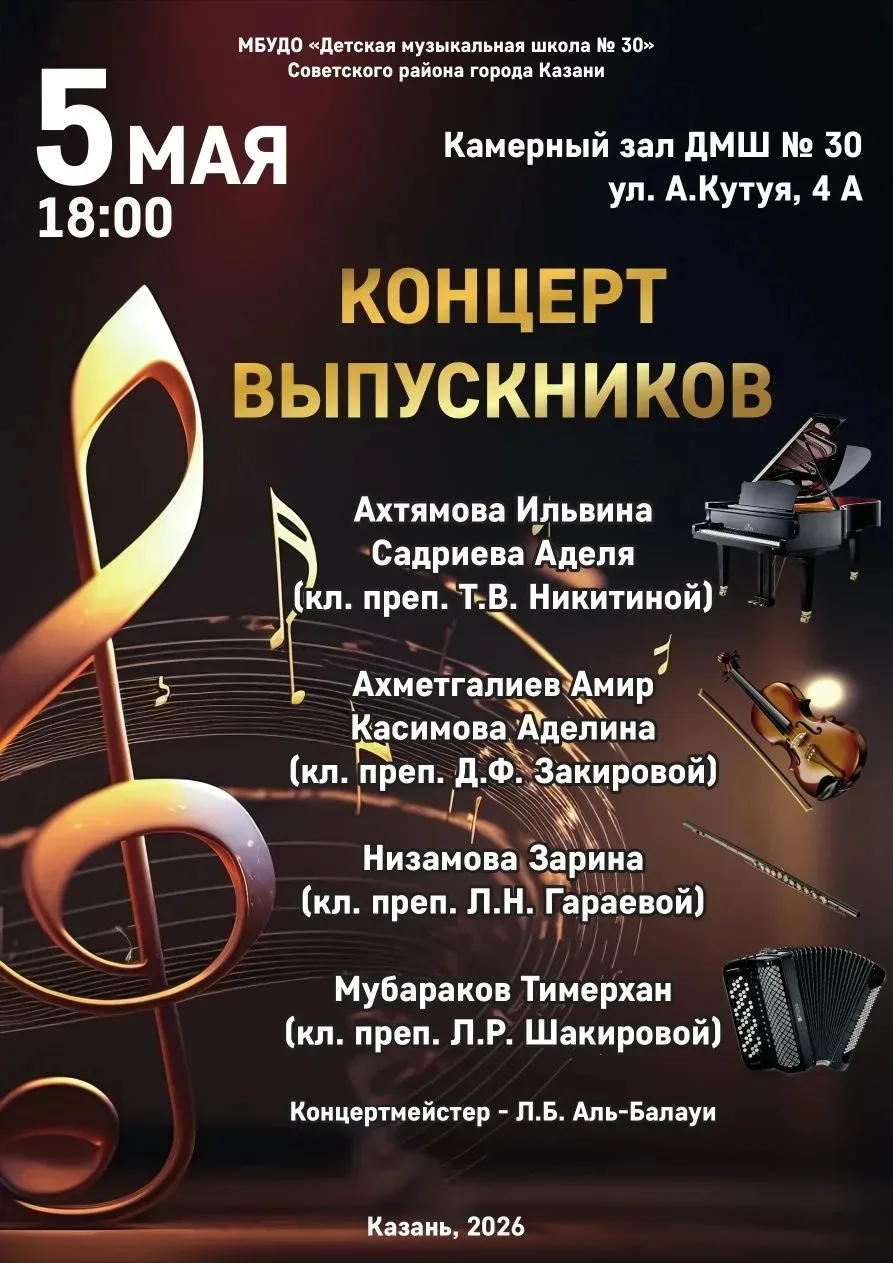 5 мая состоялся Концерт выпускников творческой площадки при Гимназии №175. Юные музыканты выступили 