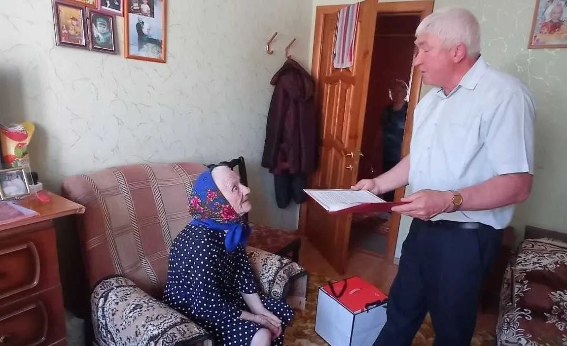 Мария Васильевна Ободова, ветеран Великой Отечественной войны, отметила свой 100-летний юбилей 🎂🎉�