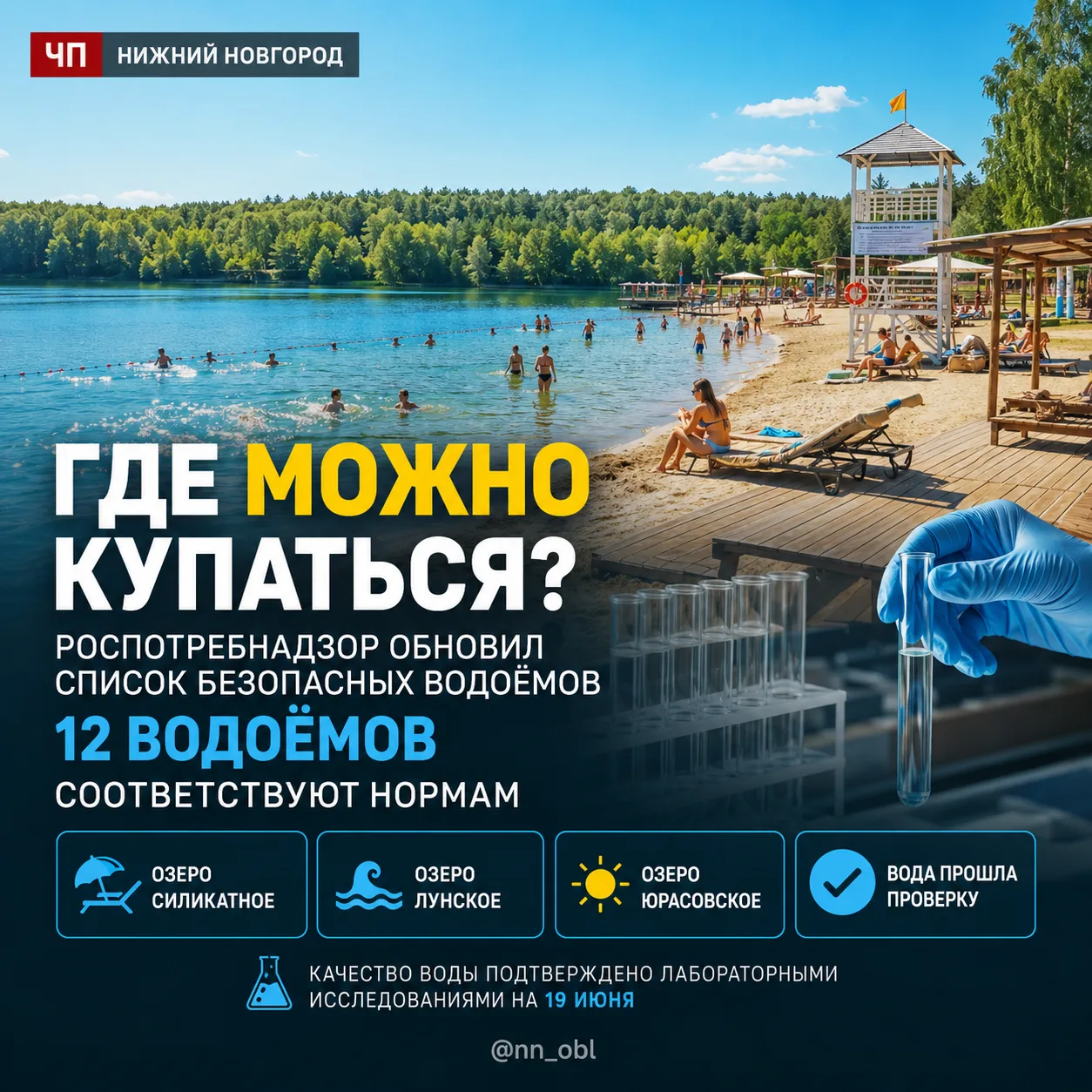 ❗️Обновленный список водоемов, где качество воды соответствует нормам

По данным регионального Роспо
