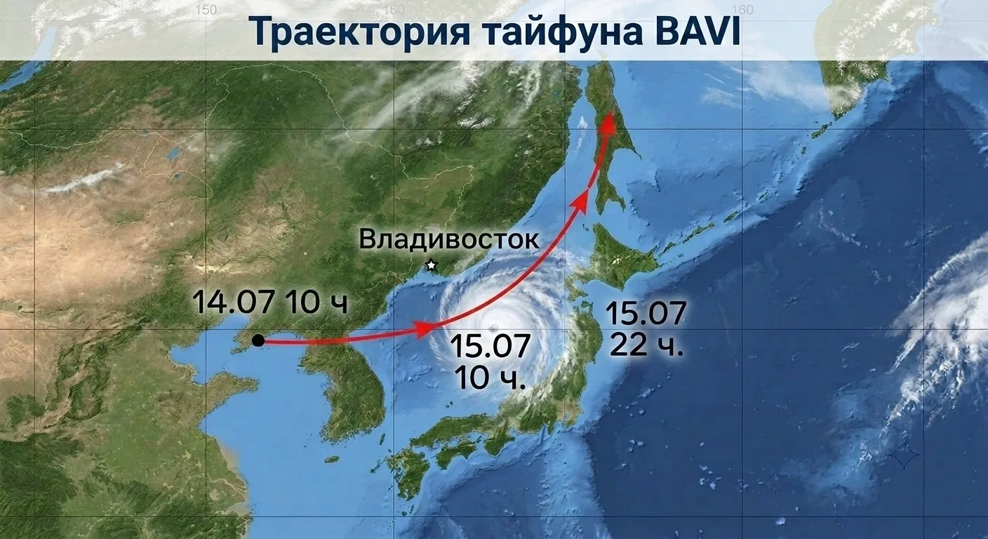 🌀 Супертайфун BAVI, натворивший немало бед на острове Тайвань, в минувшие выходные обр...