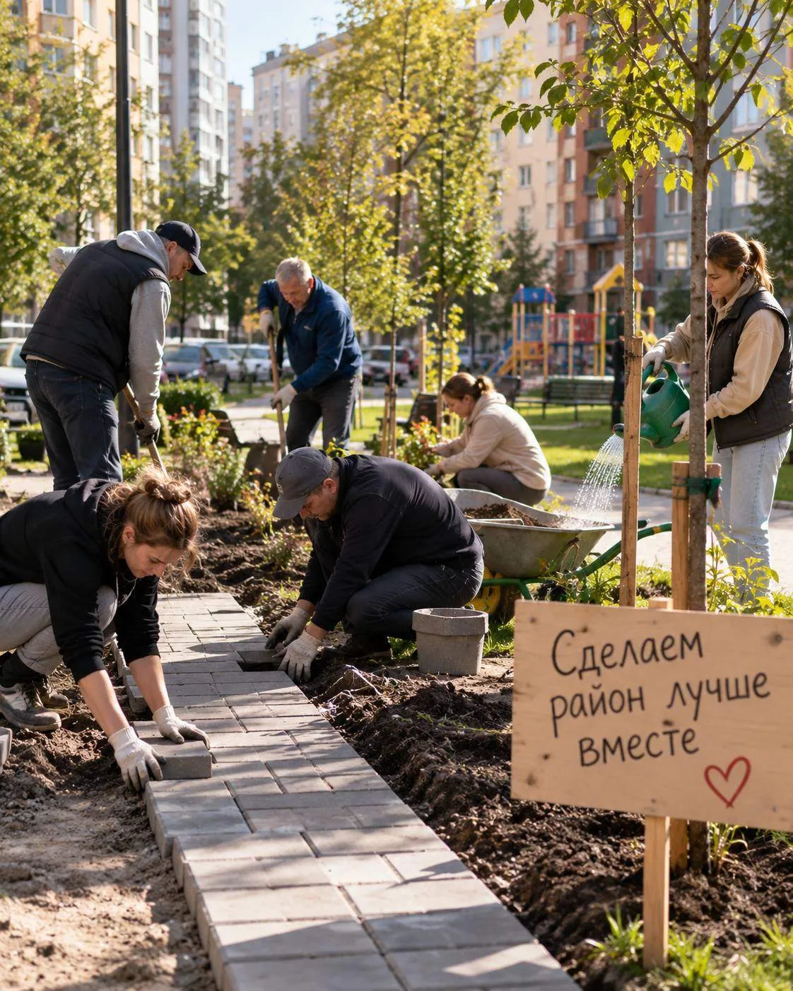 🌿 Петербург — соседи сами сделали свой район удобнее