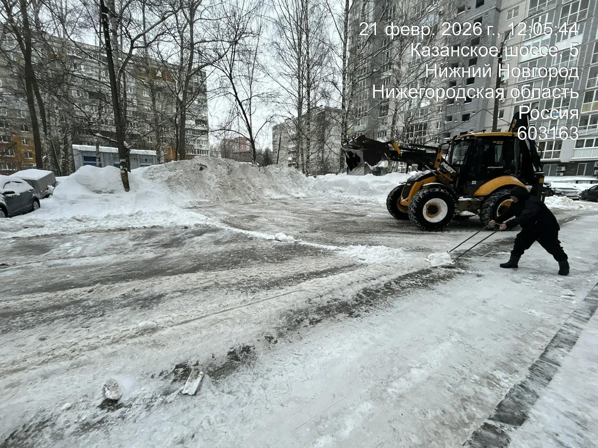 После очередного снегопада продолжаем работать в усиленном режиме — стараемся как можно быстрее наве