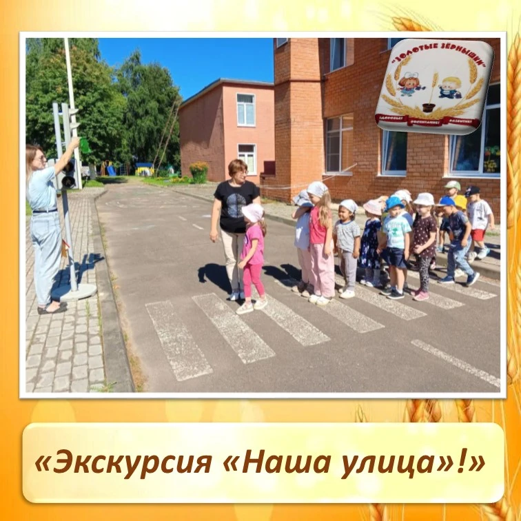 Экскурсия «Наша улица». 🚘

Сегодня, с целью формирования у детей практических навыков ориентировани