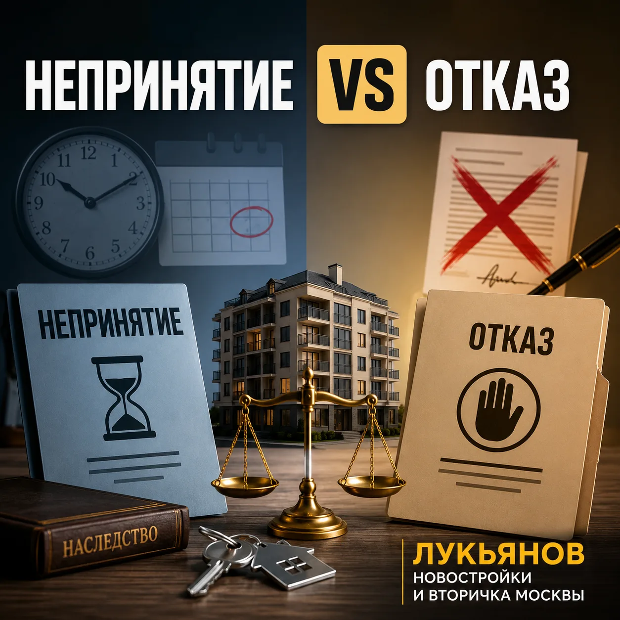 Непринятие и отказ от наследства: в чем разница?

В сделках с недвижимостью важно различать два юрид