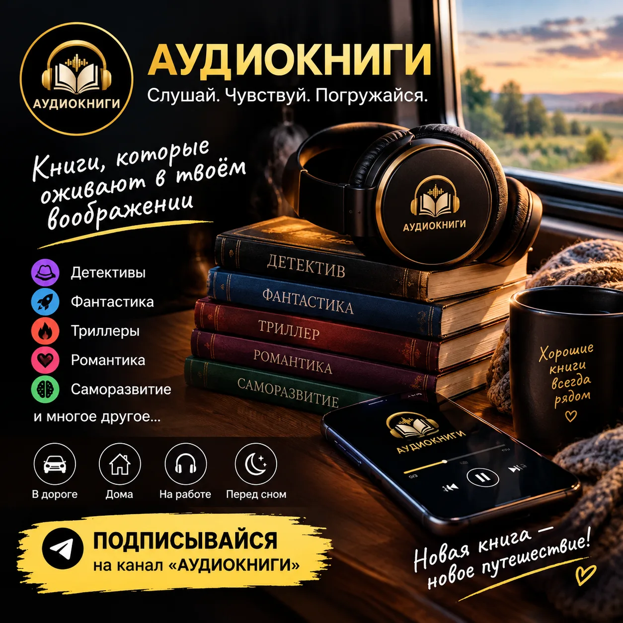 🎧 Есть свободные 20 минут? Включи аудиокнигу.