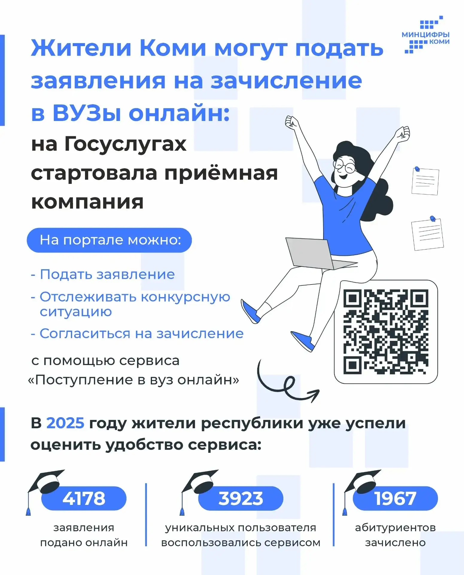 В Коми стартовала приёмная кампания в вузы, и у меня отличная новость для абитуриентов:...