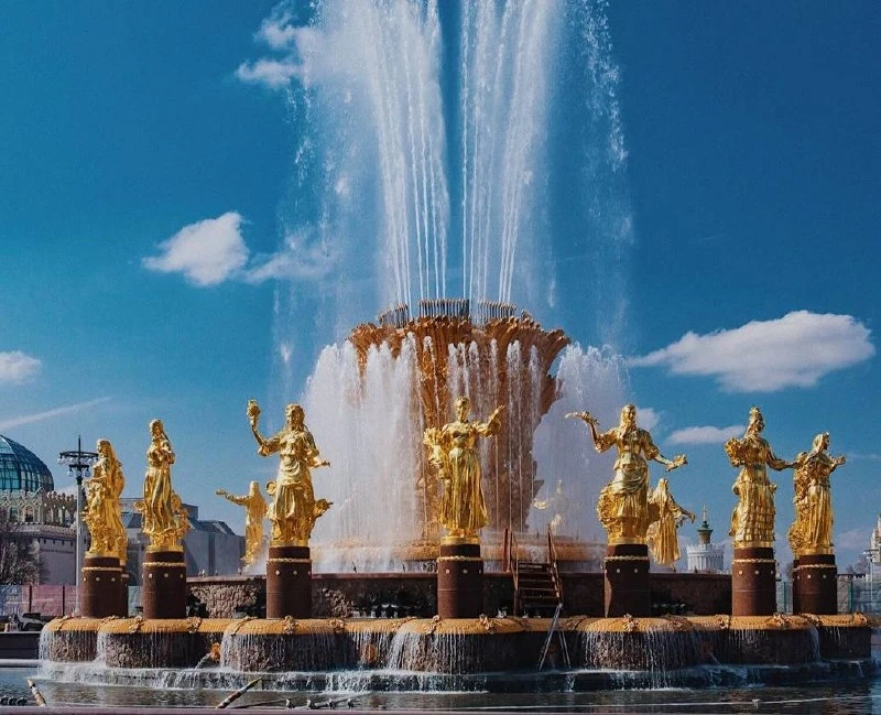 ⛲️ Московские фонтаны уходят на зимовку