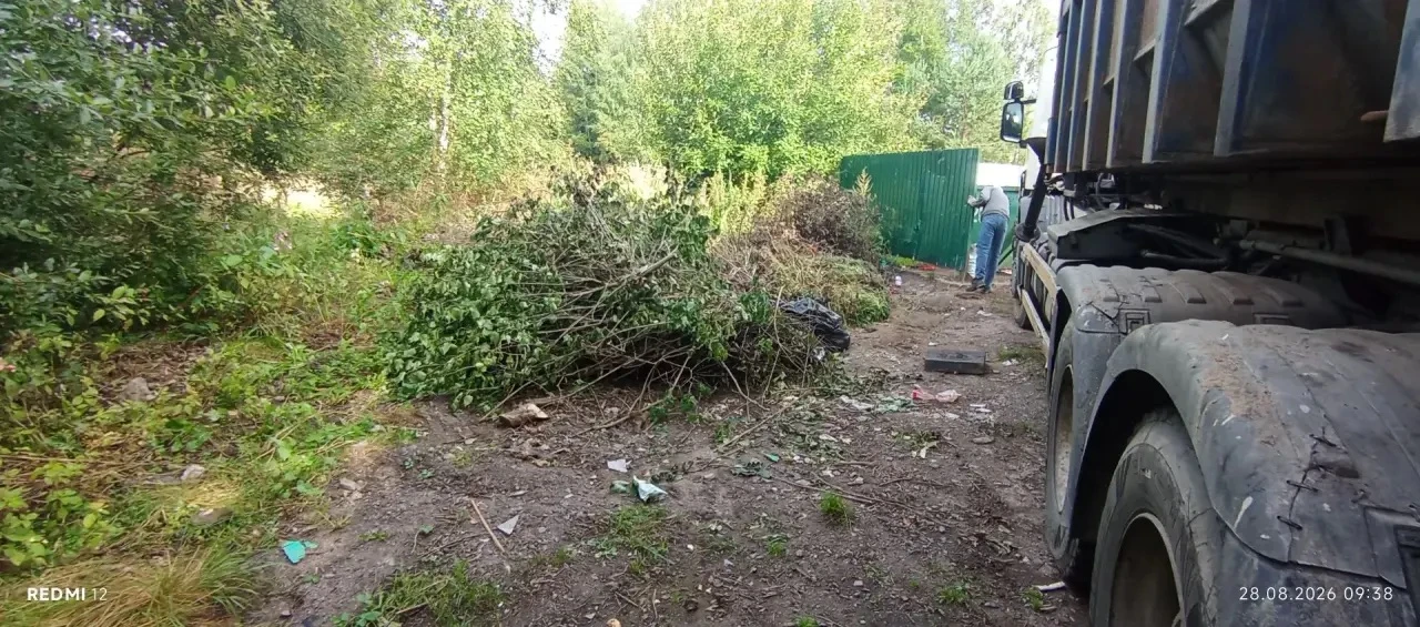 ✅ Вывоз несанкционированных свалок отходов силами МКУ «Сосновская служба заказчика»