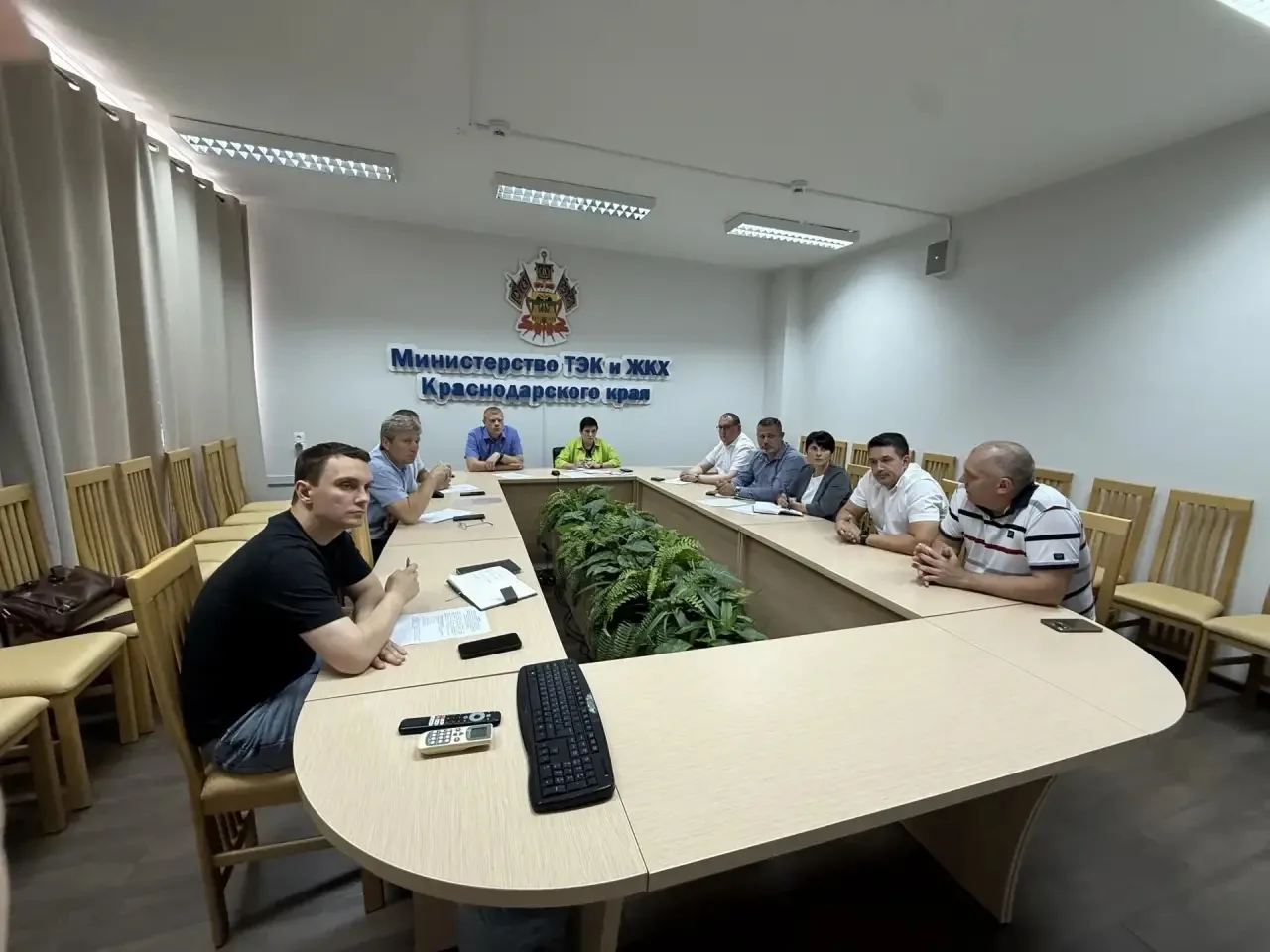 В министерстве топливно-энергетического комплекса и жилищно-коммунального хозяйства Кра...