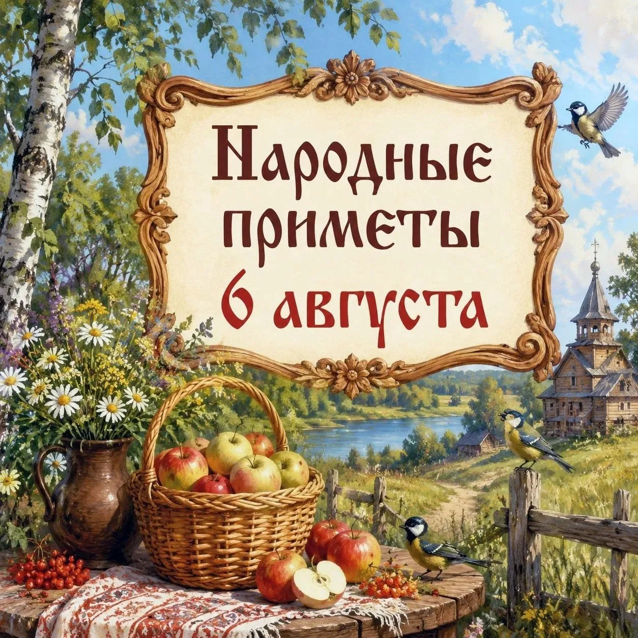 🌿 Народные приметы 6 августа — Борис и Глеб 🌿