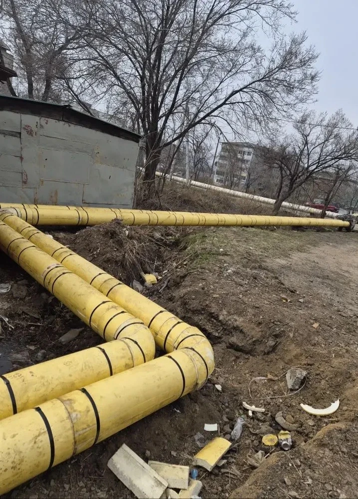 Утепление ППУскорлупой теплотрассы от основного ствола до дома по ул.Лазо 209 г. Бикин