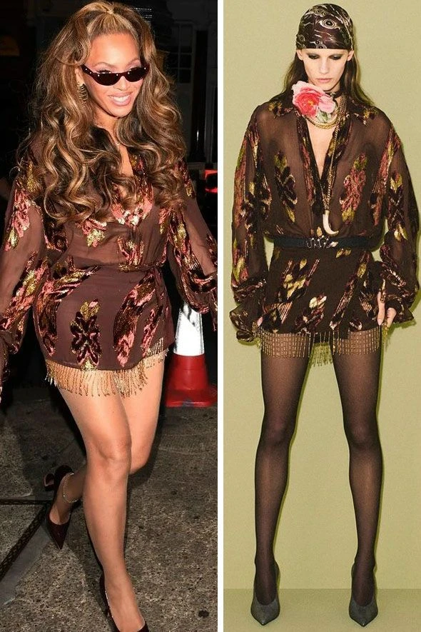 ❓НА КОМ ЛУЧШЕ? BEYONCÉ против модели Roberto Cavalli Pre-Fall 2026.