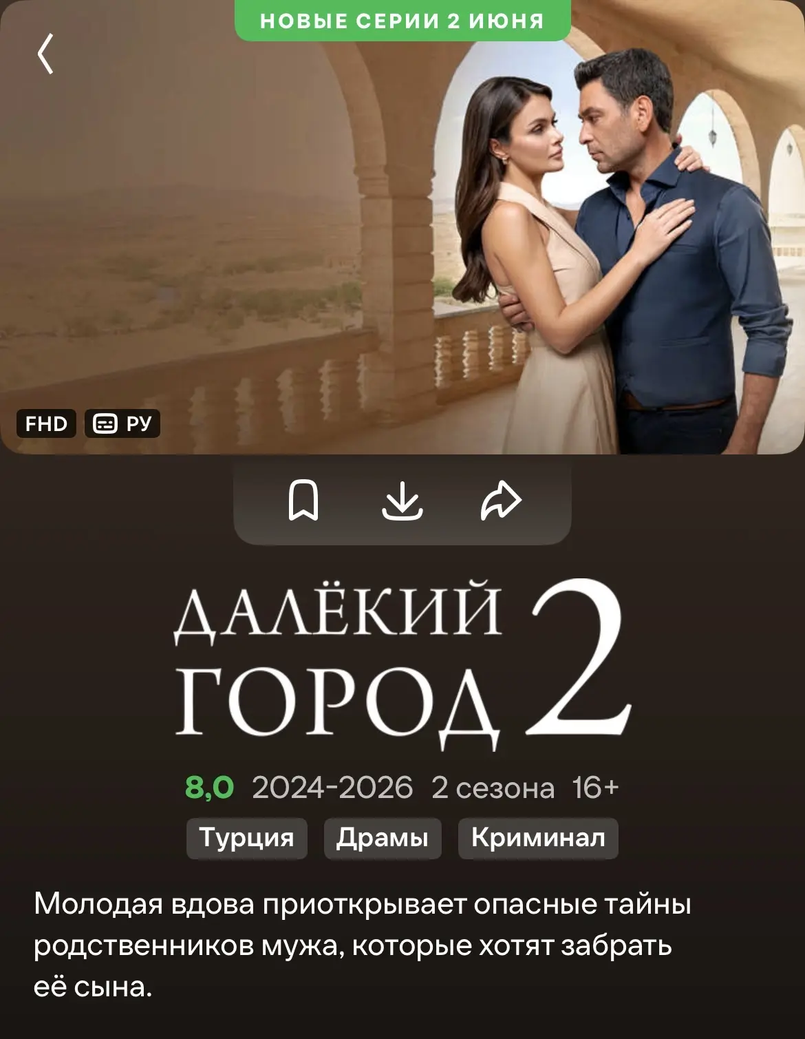 Понравился этот сериал, хотя сначала сюжет казался неинтересным, сейчас оторваться не м...