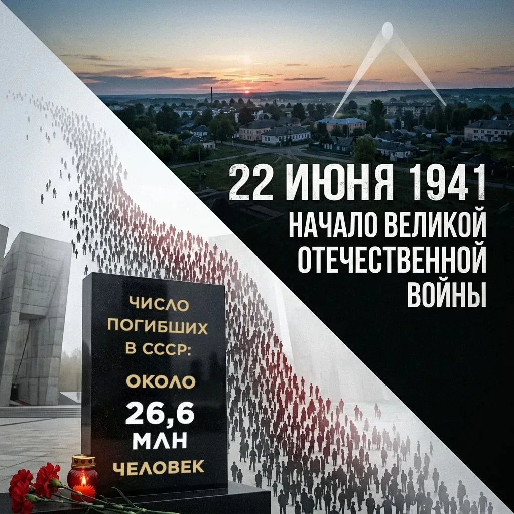 🕯️22 июня... 🌄💔Тишину рассвета разорвали взрывы. Мир, который исчез в один миг. Жизни, которые об