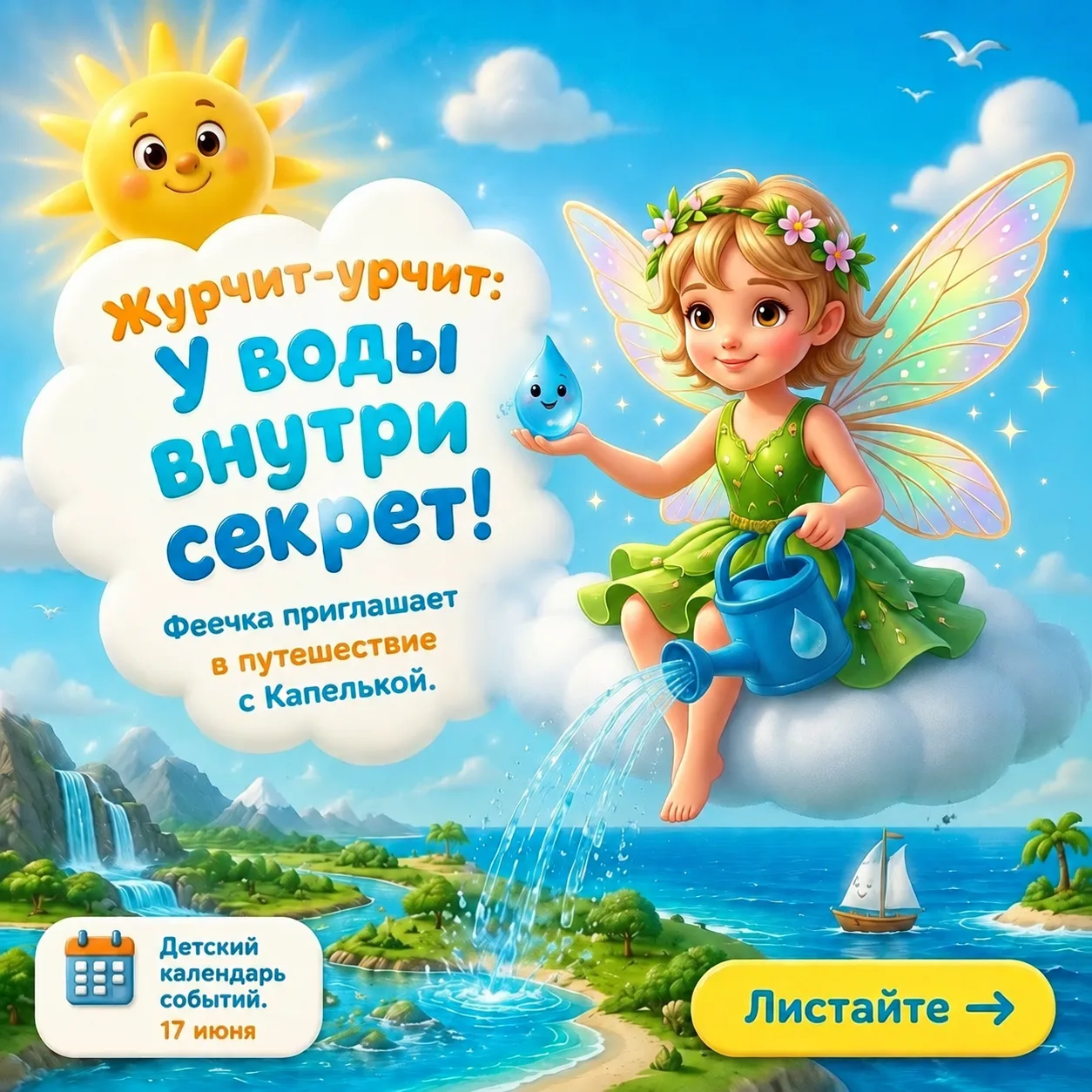 Представьте: та самая вода, из которой вы пьёте чай, когда-то плескалась в океане и падала дождём на