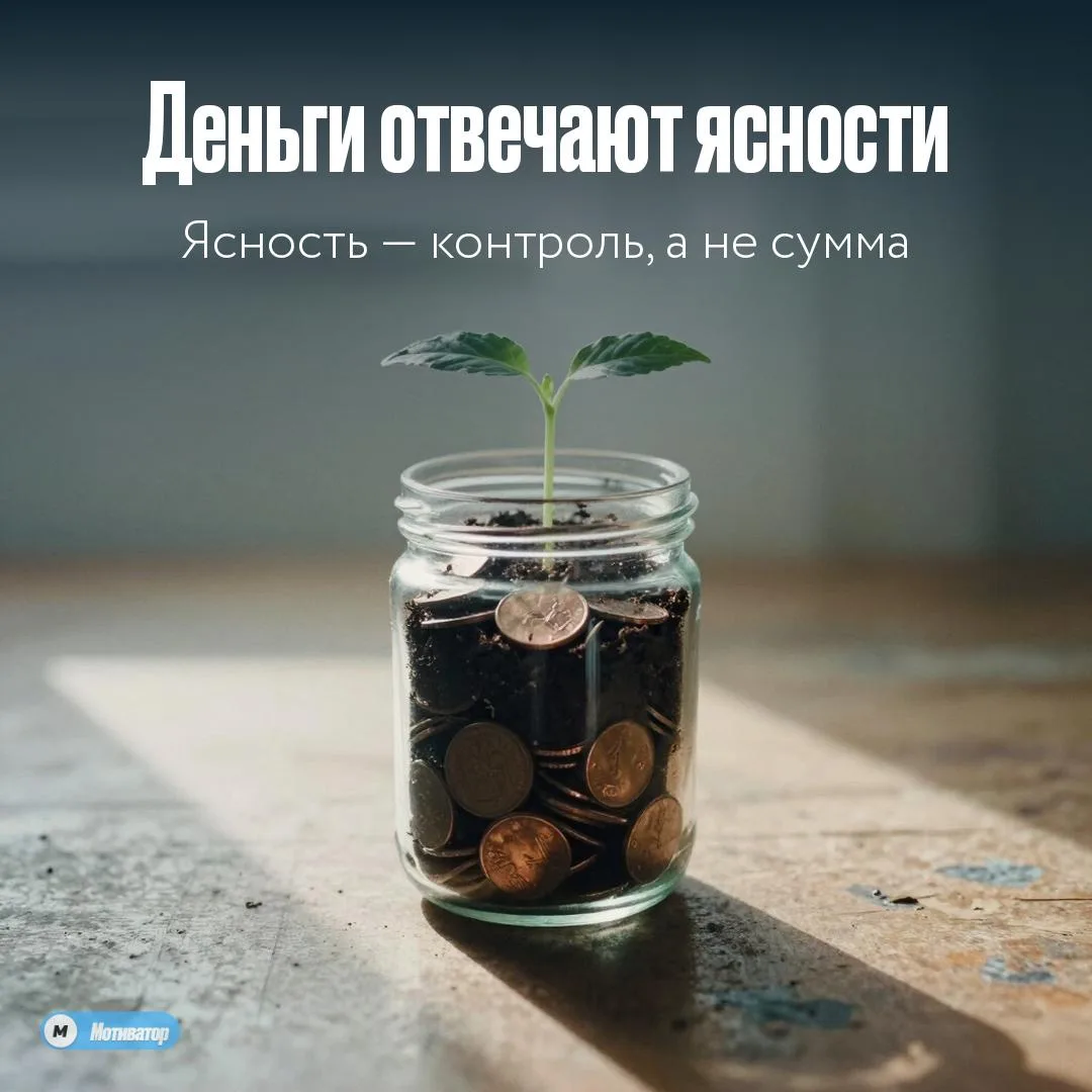 Деньги отвечают ясности

Когда мы перестаём отворачиваться от цифр, тревога сменяется пониманием. Не