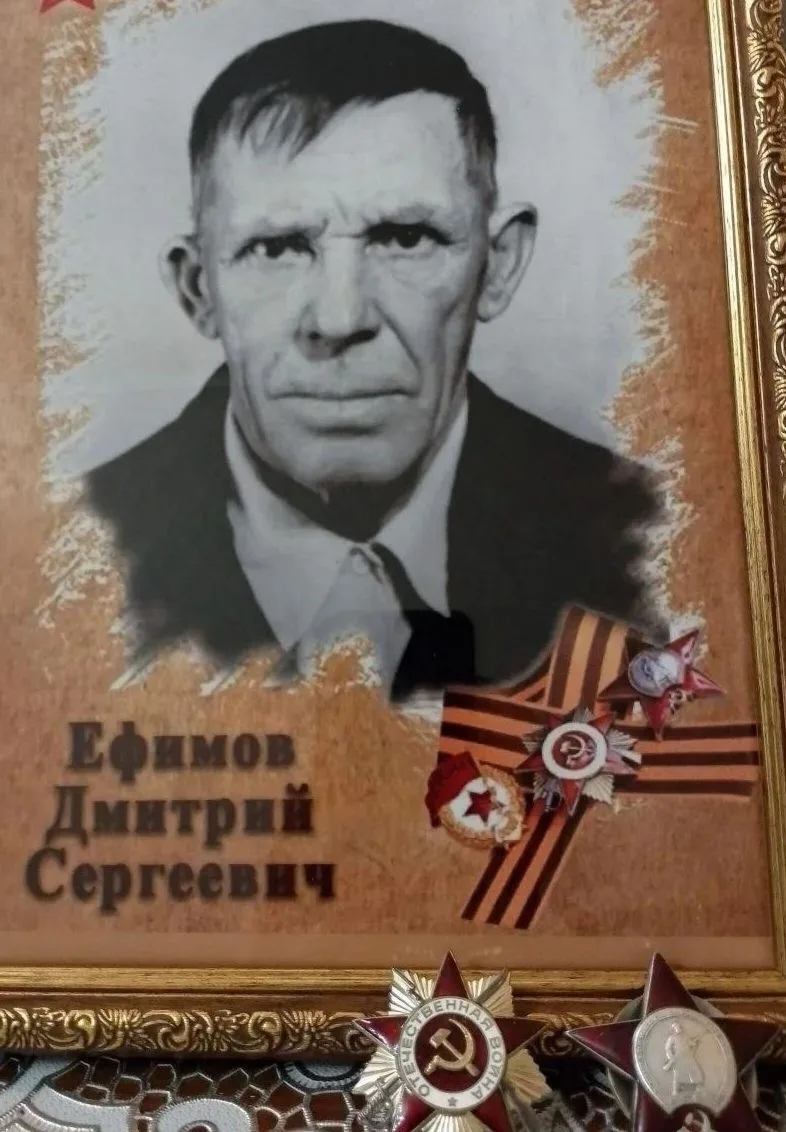 Ефимов Дмитрий Сергеевич родился 8 ноября 1914 года в поселке Лебяжий Балашовского уезд...