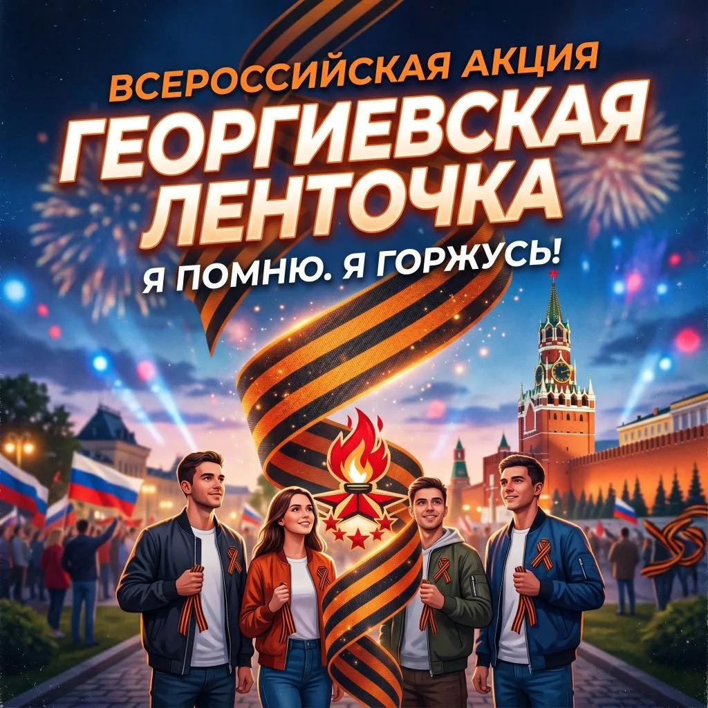 🎗Всероссийская акция "Георгиевская ленточка" стартовала с 22 апреля 2026 года и продли...