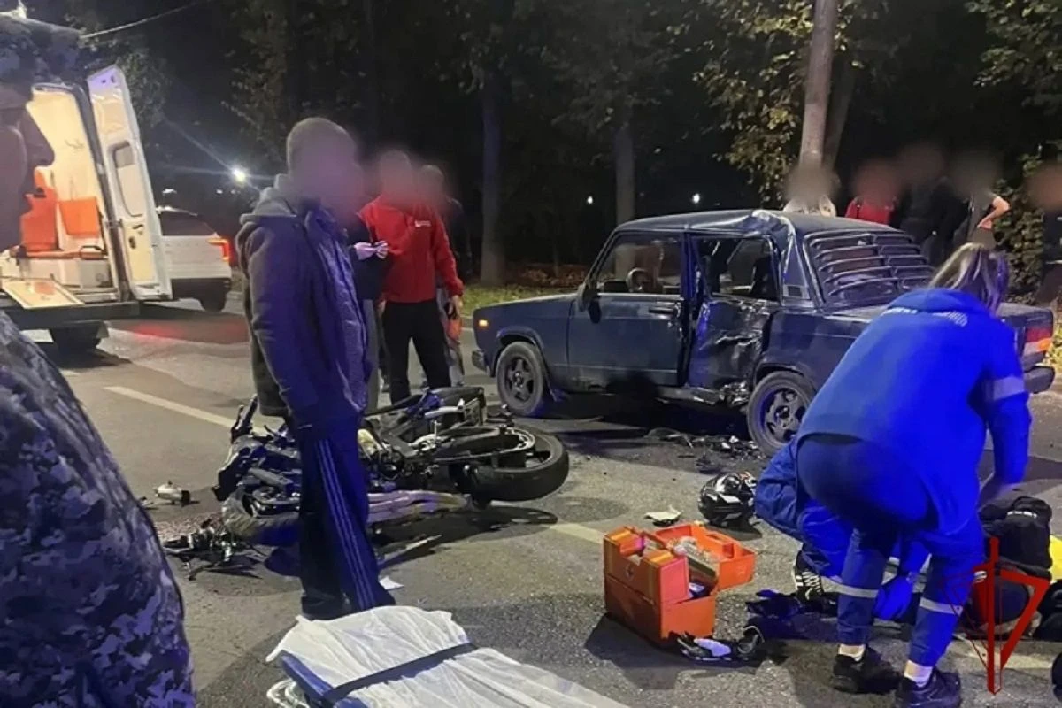 🚨 Калужские росгвардейцы помогли пострадавшему мотоциклисту
