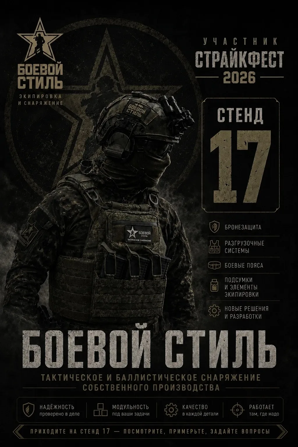Снаряжение создаётся не на витрине.