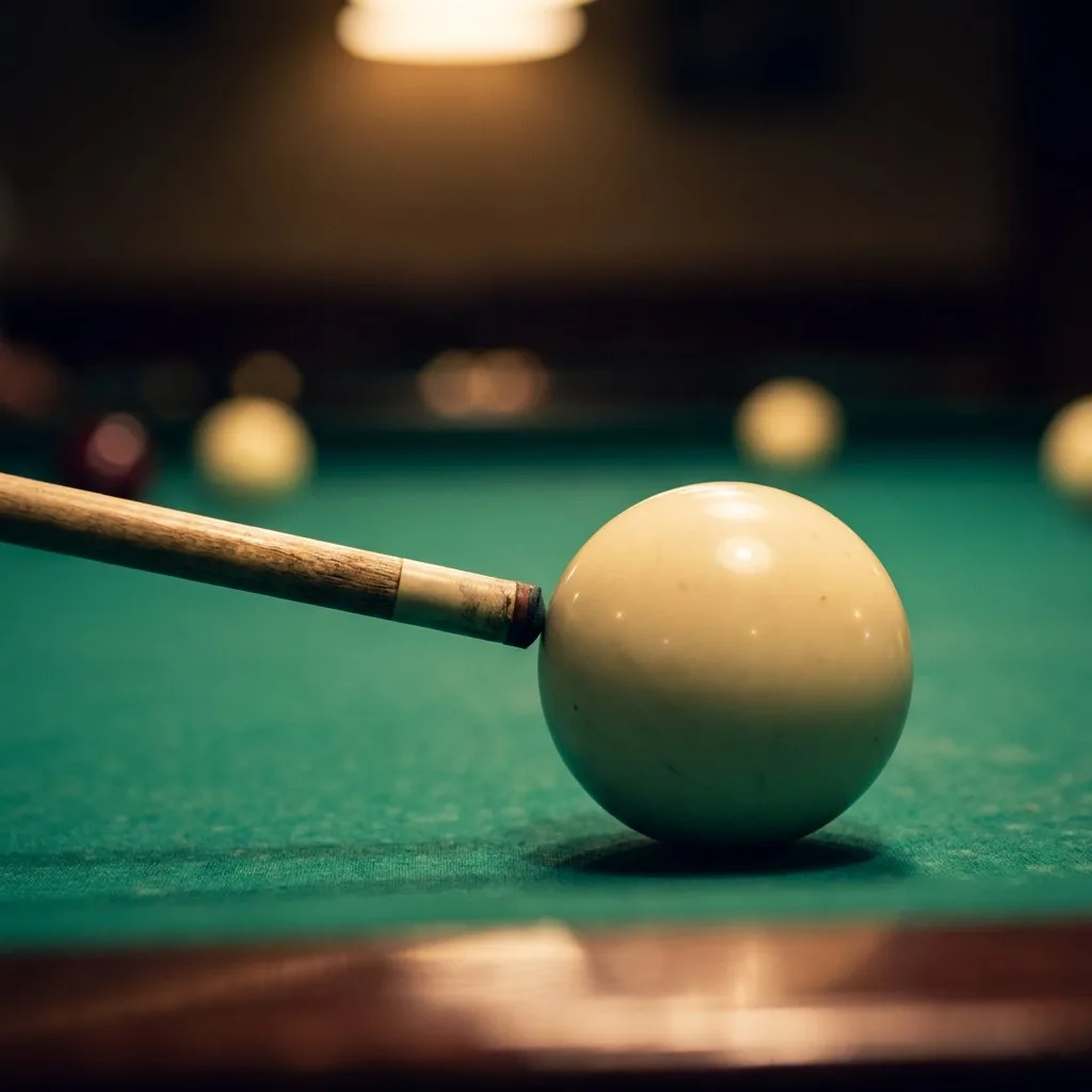 Оттяжка — самый зрелищный удар. 🎱
Но 90% делают её неправильно.

Бьют слишком низко — и биток прост