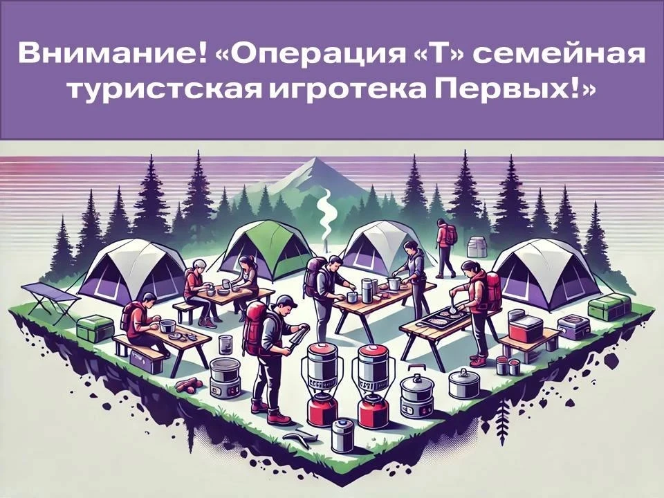 🔊Внимание! «Операция «Т»  семейная туристская игротека Первых!»

🌸Лето в самом разгаре, а значит с