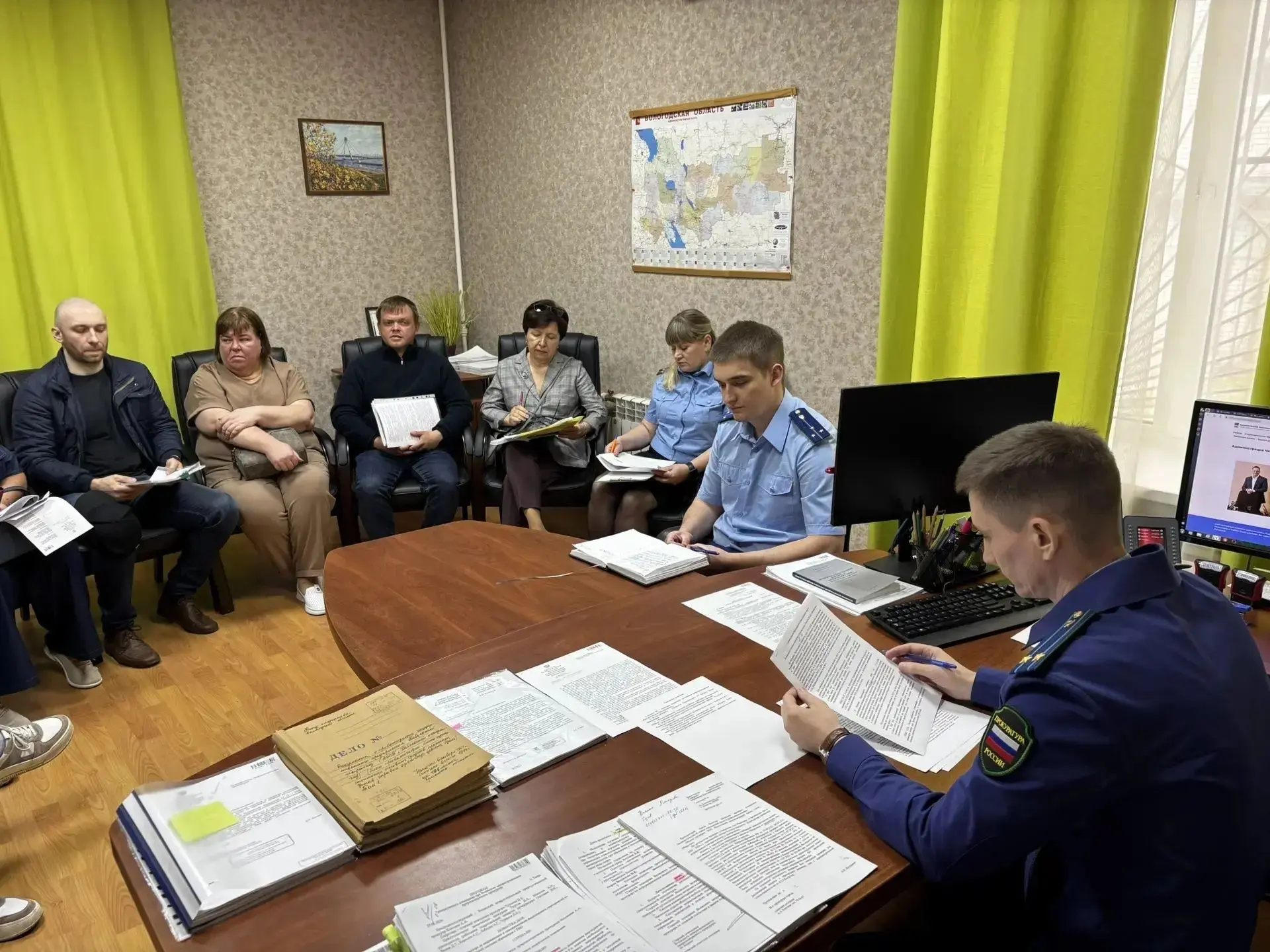 Череповецким межрайонным природоохранным прокурором проведено межведомственное совещание с участием 