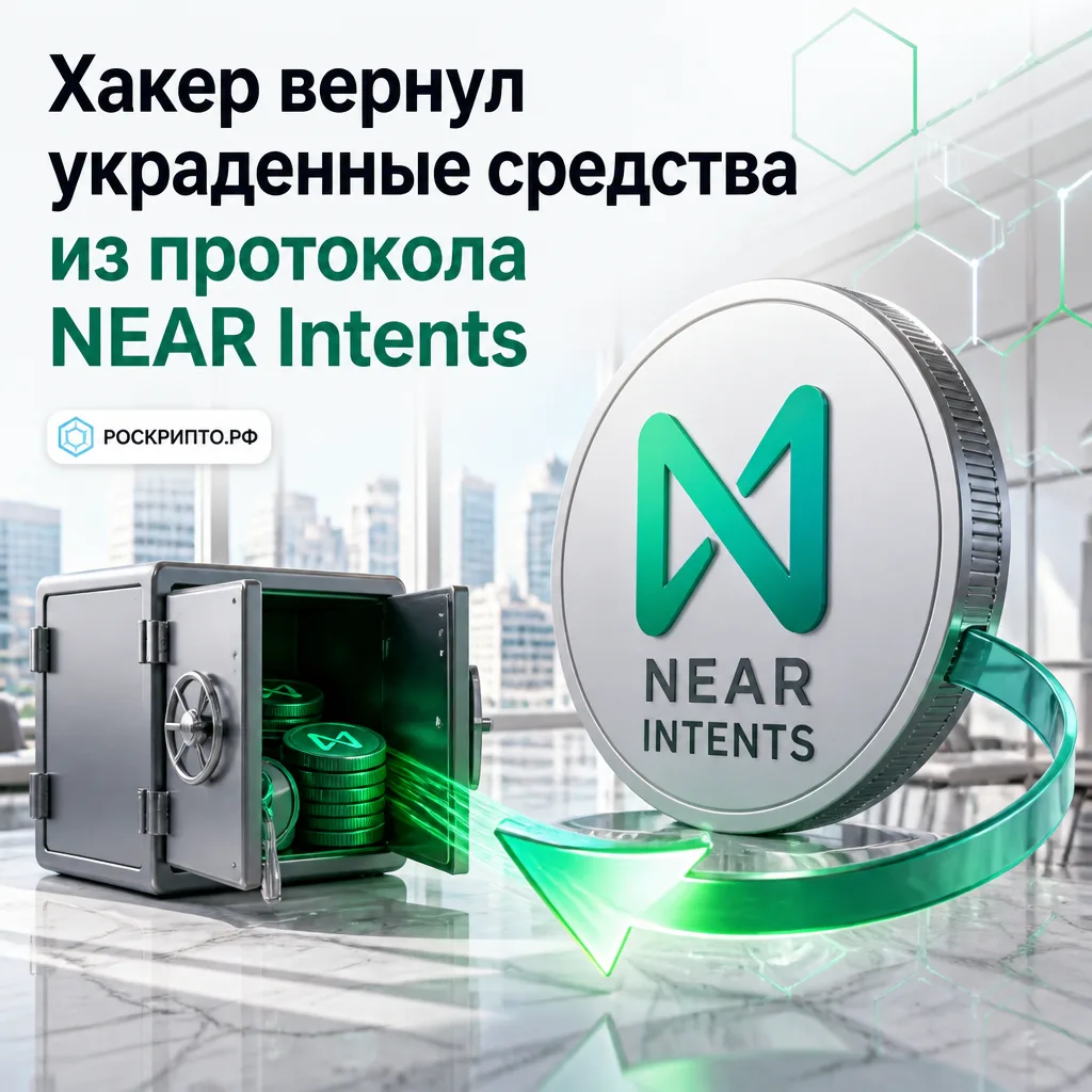 🛡️ Хакер вернул украденные средства из протокола NEAR Intents