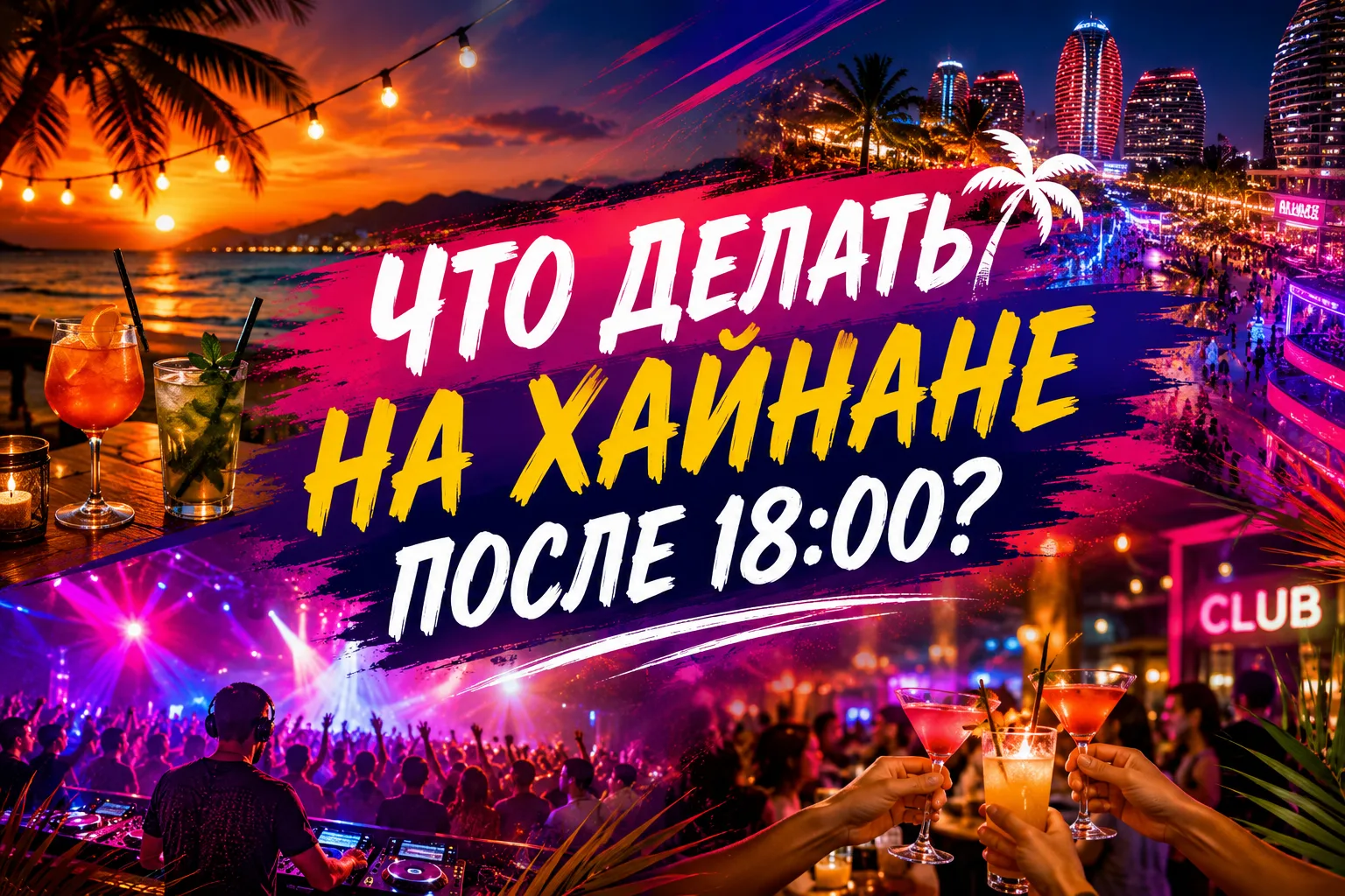 🌙 ЧТО ДЕЛАТЬ НА ХАЙНАНЕ ПОСЛЕ 18:00?