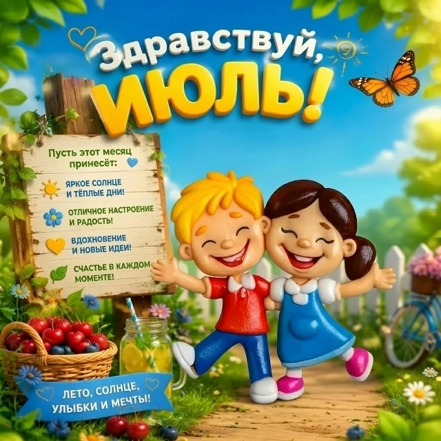 Дорогие друзья!
Вот и пролетел первый месяц лета, июнь, оставив после себя массу теплых воспоминаний