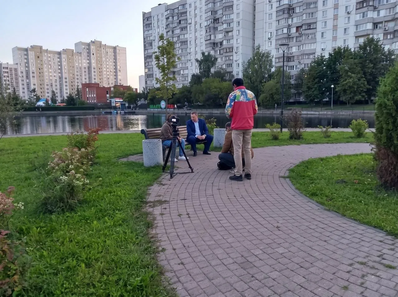📺 На Михайловском пруду заметили съёмочную группу