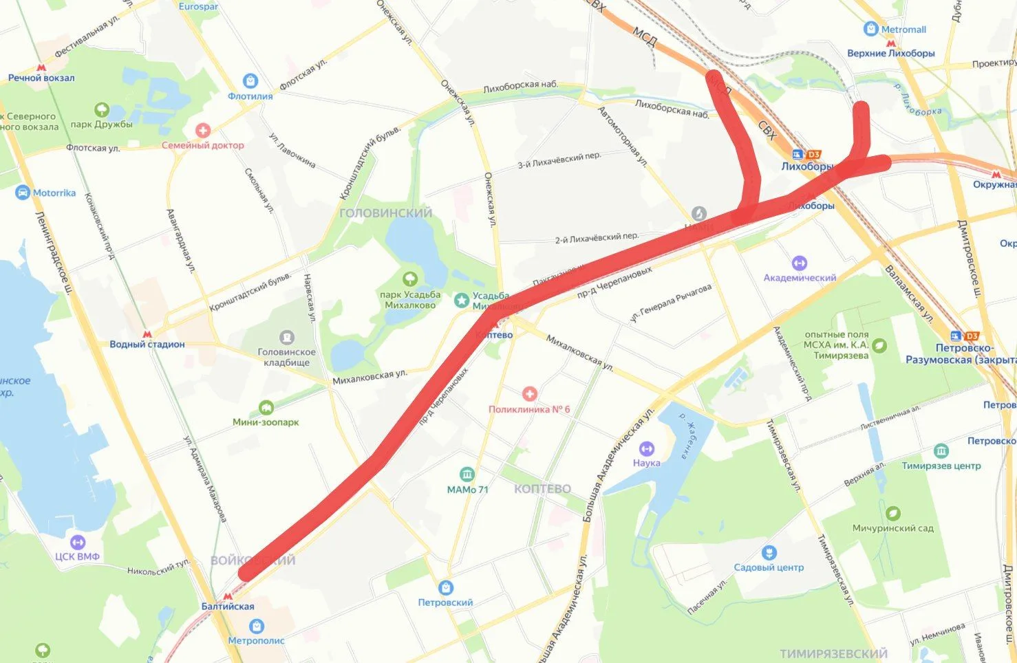 🛣 Власти Москвы рассматривают возможность строительства участка автомагистрали между Л...