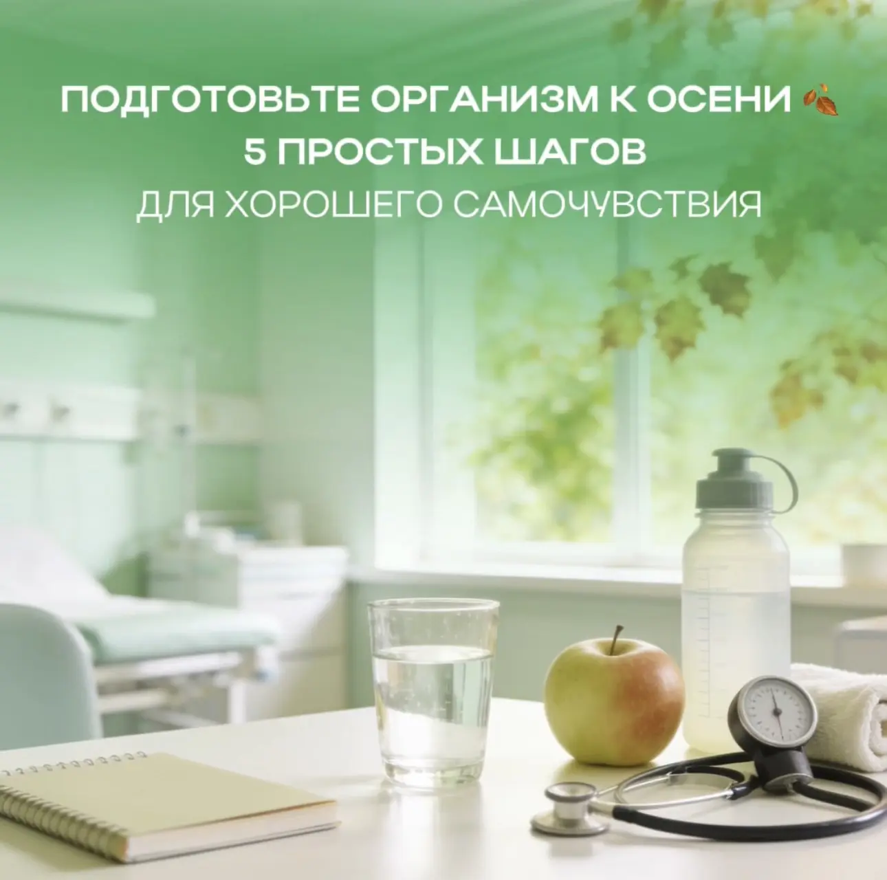 🍂 Готовим организм к осени вместе с поликлиникой