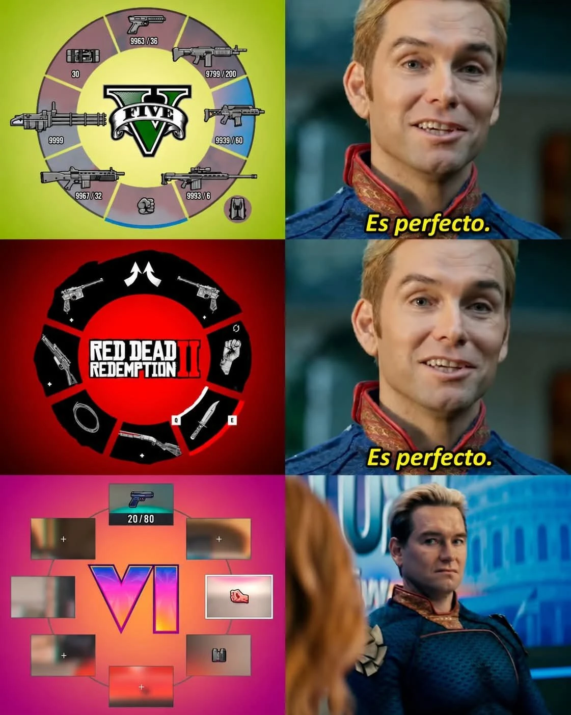 А вы как относитесь к новому селектору выбора оружия в GTA VI? 👍👎