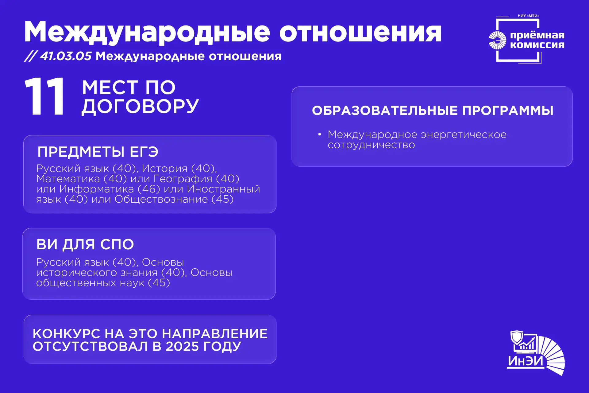 📚 Конкурсная группа «Международные отношения»

Если тебе интересно изучать мировую политику, междун