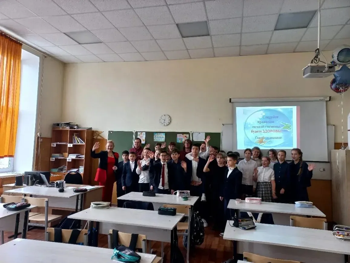 📚 Урок здоровья в 5Б: студенты-медики рассказали о правильном питании и вредных привычках  13 мая в 