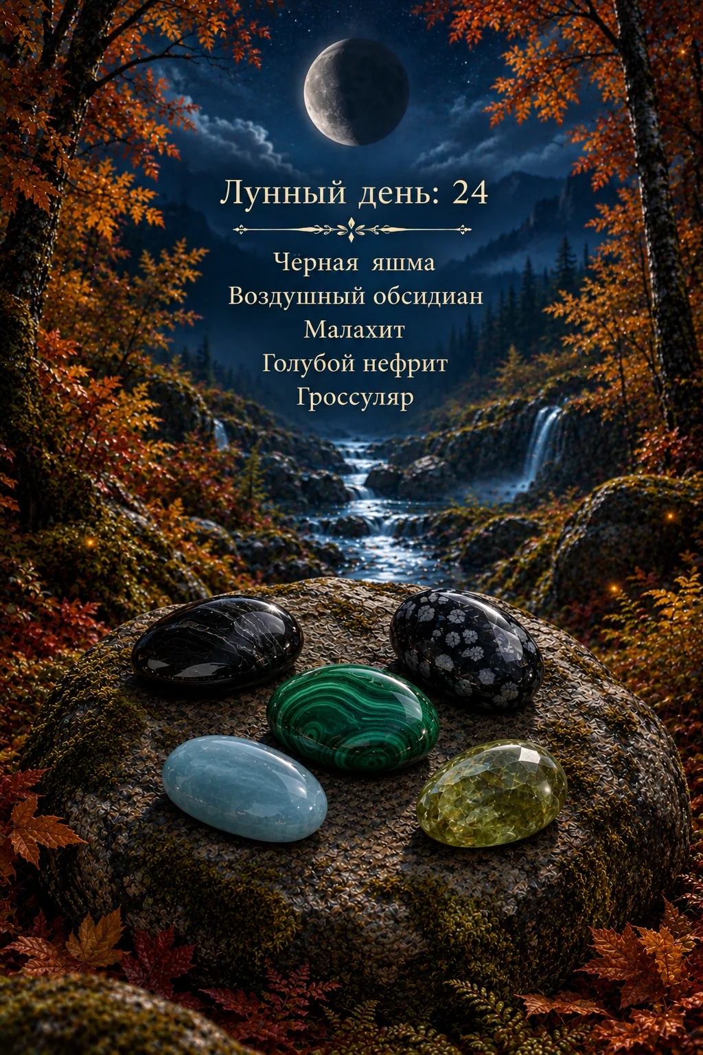 🌙 24-й лунный день — день созидательной силы, материальной опоры и возвращения к тому,...