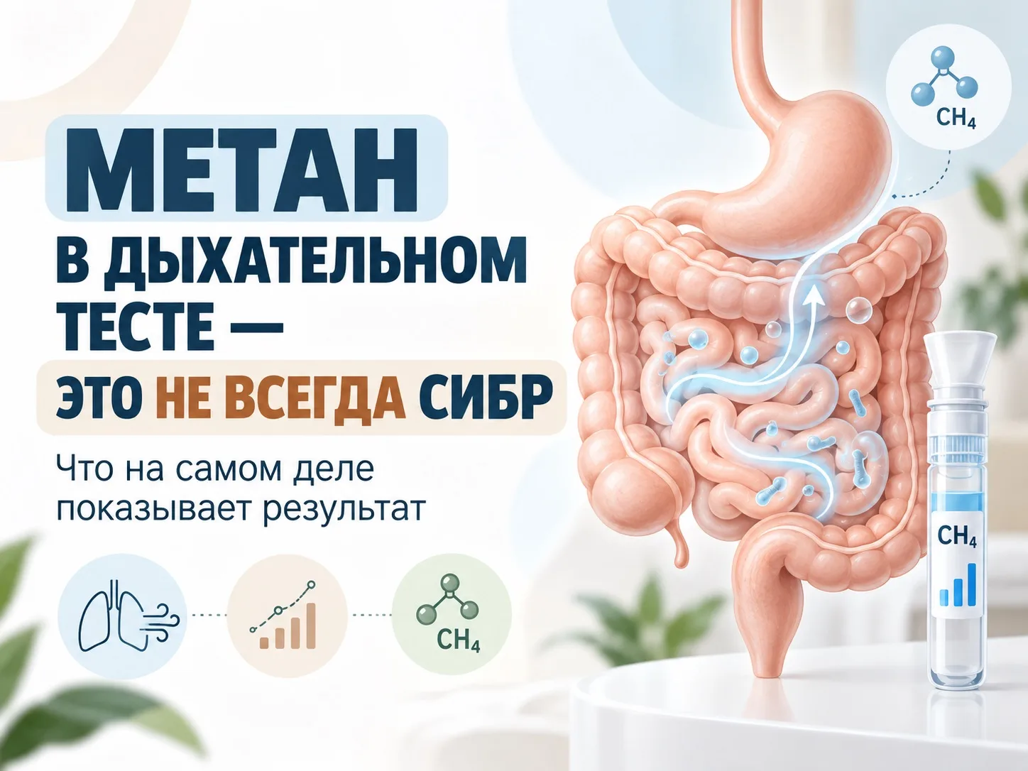 ДЫХАТЕЛЬНЫЙ ТЕСТ ПОКАЗАЛ МЕТАН. ЭТО СИБР?