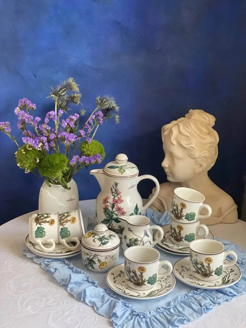 🌿 Легендарная классика от Villeroy & Boch - чайный сервиз из серии Botanica! ☕️80-х годов 

Серия B